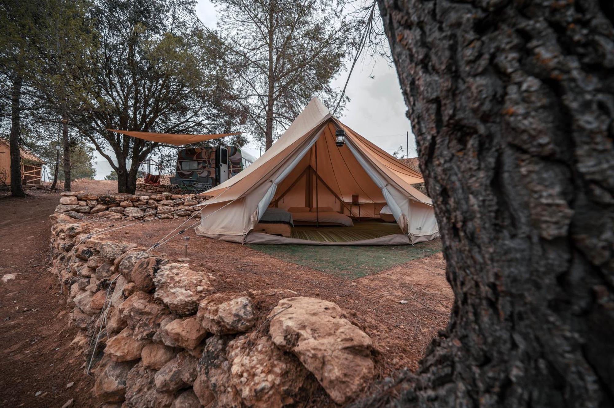 Slow Life Camping Venta Del Moro Bagian luar foto